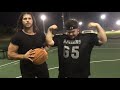 BODYBUILDER vs Powerlifter - Basketball - One on One