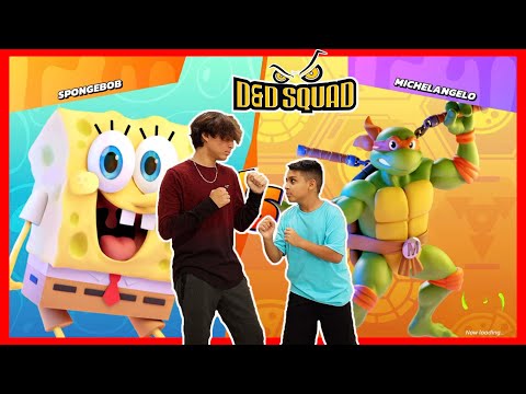 DAMIAN & DEION FIGHT IT OUT with NICKELODEON ALL-STAR BRAWL | D&D SQUAD