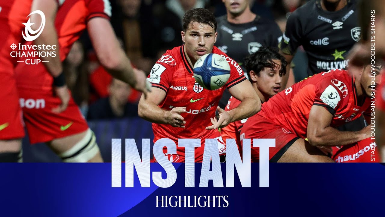Instant Highlights - Stade Toulousain v Hollywoods Sharks | Investec Champions Cup 2025/26
