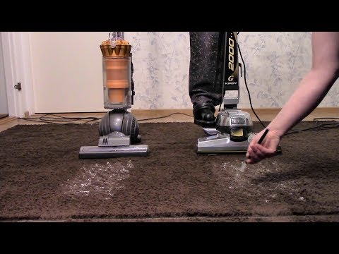 Rubber Backed Rug: Kirby G6 vs Dyson DC40 MKII