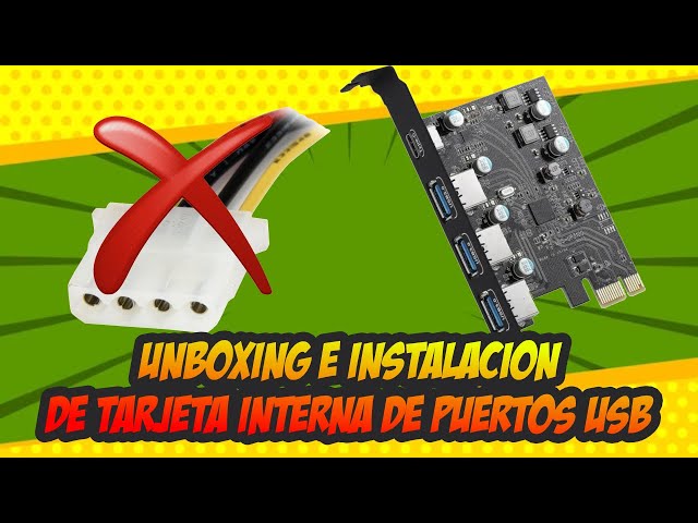 Vídeo relacionado con MZHOU 7 Puertos USB 3.0 PCI Express Tarjeta de Expansión, Conector de Tarjeta PCIe USB 3.2 (USB 3.1) Gen1 Tarjeta Hub Interno Conecta 7 Dispositivos para Windows 11/10/8/7 /Vista/XP