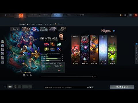 dota2mid Chris Luck Disruptor - beastcoast vs Nigma - Dreamleague ss13
