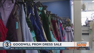 Goodwill hosts prom dress sale