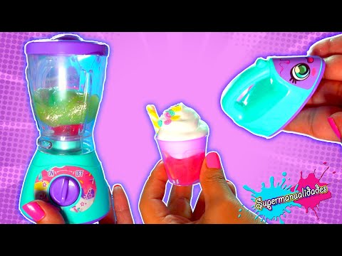 Mini licuadora y mini plancha para hacer Slime - Supermanualidades