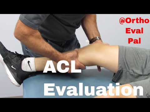 Modified Lachman s Test On a patient with a COMPLETE ACL TEAR