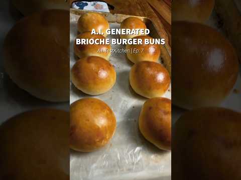 Mind-Blowing AI Brioche Buns Recipe! 🤖🍔 | #AITestKitchen Ep. 7 | AI Unlocks Burger Bun Secrets! 🔓
