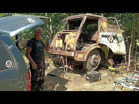 Star 25 Cysterna ! Uruchamianie po 38 latach postoju ! Old truck abandoned for 38 years in Poland !