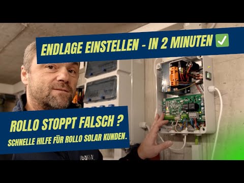 Endlagen einstellen