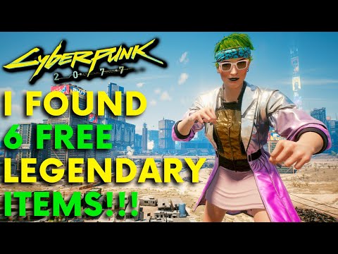 Cyberpunk 2077 - I Found 6 Free Legendary Items!!! (Clothing Locations & Guide)