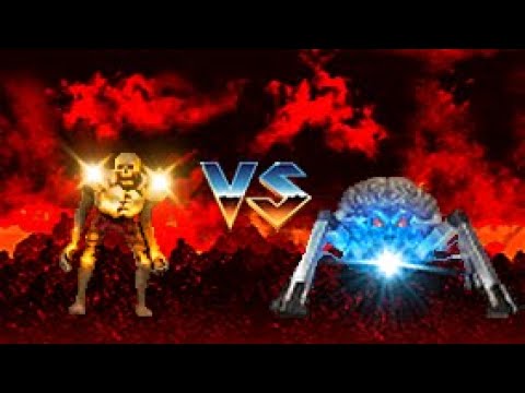 Doom Arena: Enchanced Arachnotron vs Enhanced Revenant - Brutal Pack v10