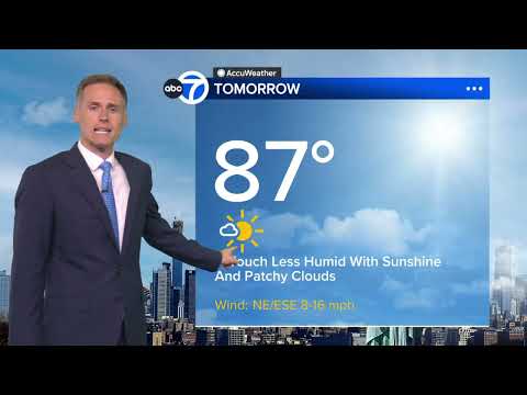 AccuWeather: Slightly less humid