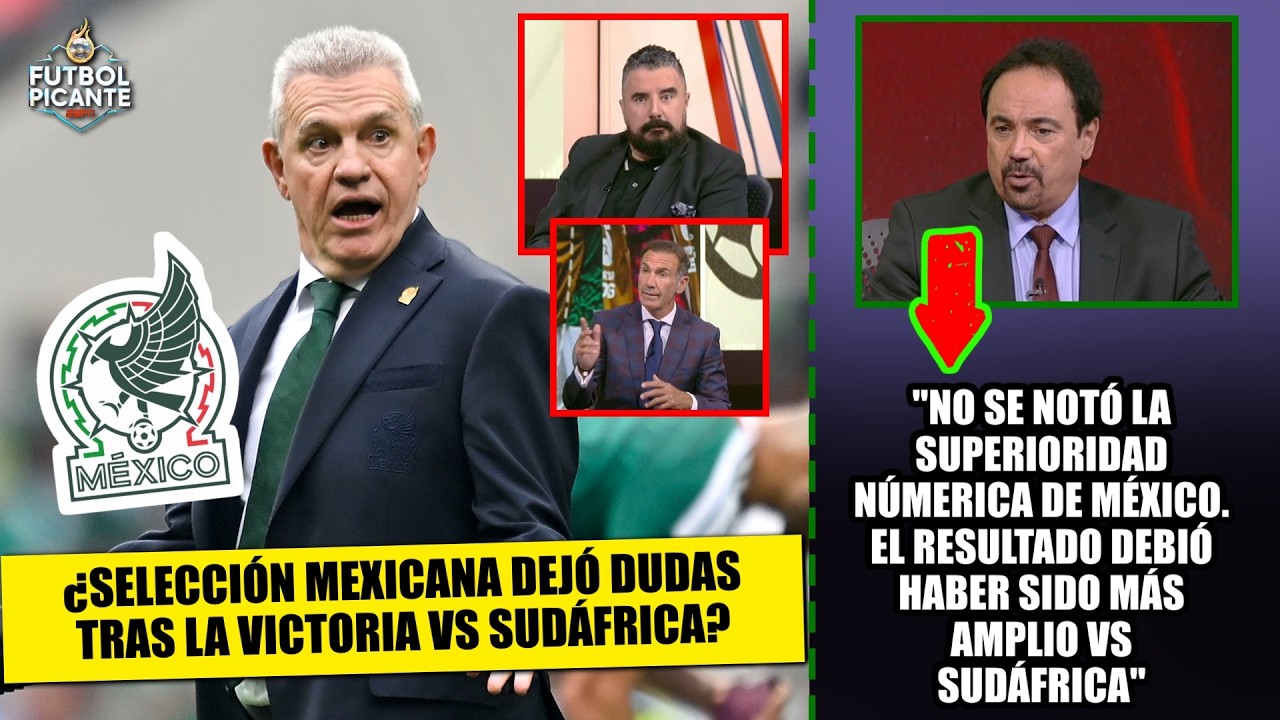 MÉXICO SE CONFORMÓ. Sudáfrica, con 10 hombres, le hizo el mismo daño al TRI: Hugo | Futbol Picante