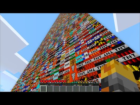 Minecraft GIANT TNT STRUCTURE EXPLOSIVES MOD / Giant Tnt Destroy Villagers !! Minecraft Mods