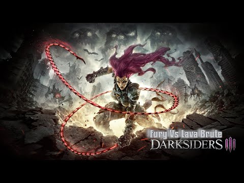 Darksiders III Bosses - Fury Vs Lava Brute - Apocalyptic difficulty