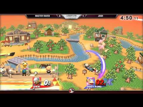 VS Weekly 1/21/16 - Losers R9 - Master Raven (Sheik) vs. Josh (Diddy) - Smash 4