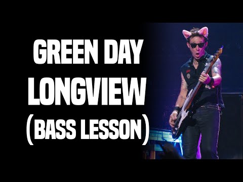 Green Day - Longview (Bass Lesson)
