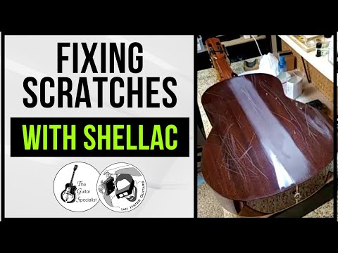 Fixing Scratches with Shellac - IanHatesGuitars