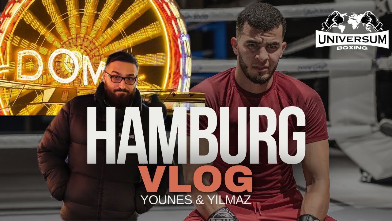 Hamburg VLOG mit Yilmaz | Training und 1 VS 1 Challenge aufm DOM | UNIVERSUM BOXING