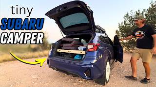 I Turned my Subaru into a Tiny Camper