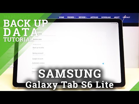 How to Backup Data in SAMSUNG Galaxy Tab S6 Lite – Create Google Backup Account