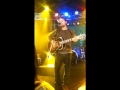 Jon Walker performing his new song 'Sorry if I let ...