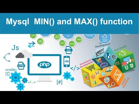 php tutorial in php mysql MIN and MAX function