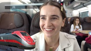 Taking the High Speed Train from Florence to Salerno in ITALY! 🇮🇹