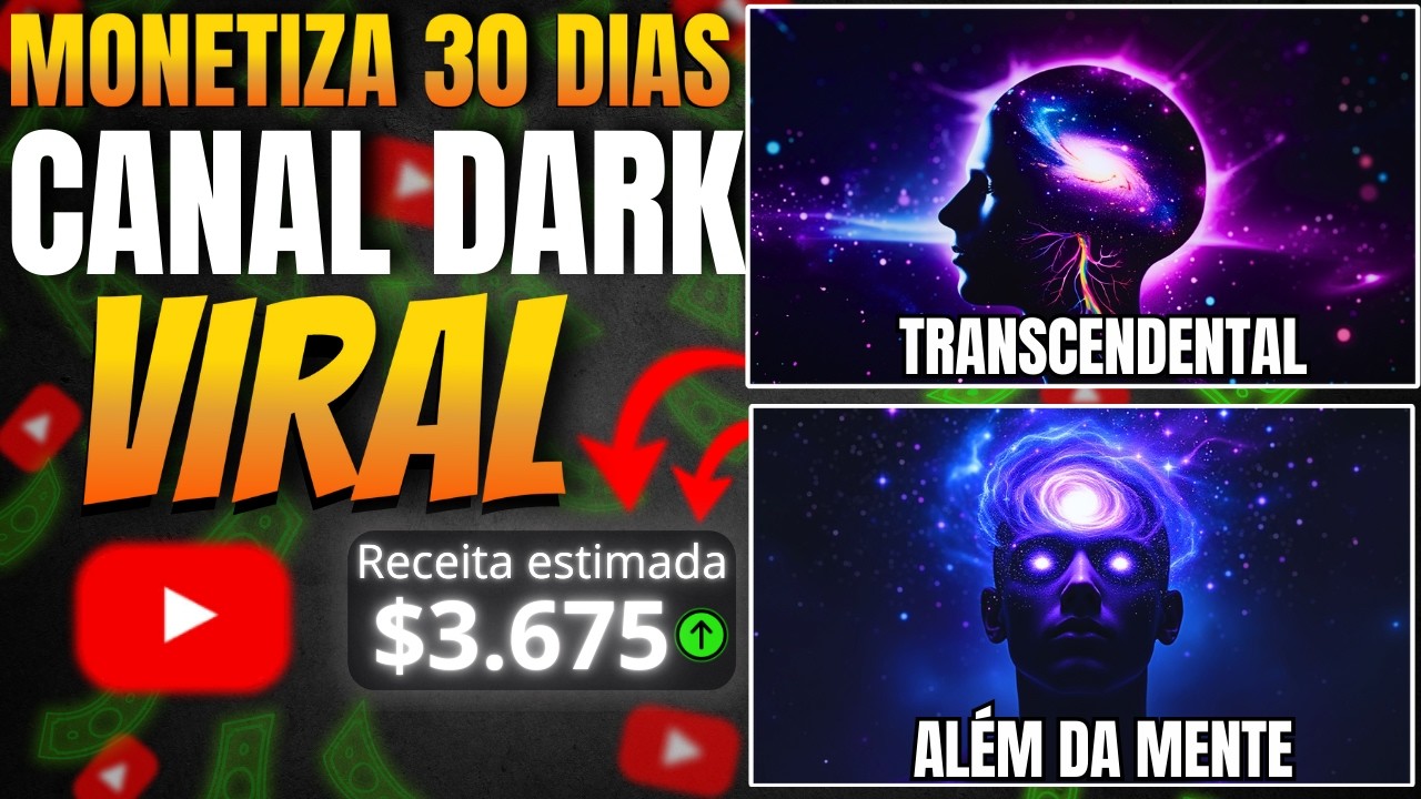 Canal Dark Fácil de Fazer que Monetiza em 30 Dias (Copie e Cole Meu Método de $3.675/Mês)