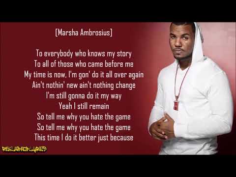 The Game - Why You Hate The Game ft. Nas & Marsha Ambrosius (Lyrics)