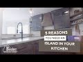 Are you interested in getting a kitchen island? We put together 5 reasons to get a kitchen island. Check it out!