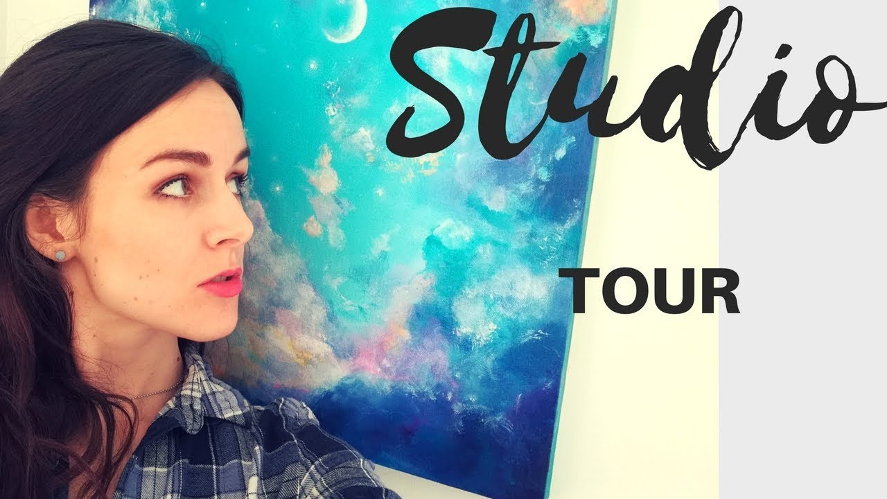 ART STUDIO TOUR | My work space