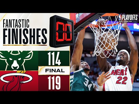 Final 3:42 MUST SEE ENDING Bucks vs Heat! | April 24, 2023