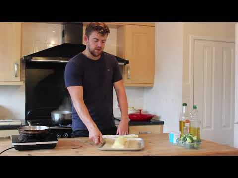 Pork Wellington, Olive Oil Mash and Green Beans