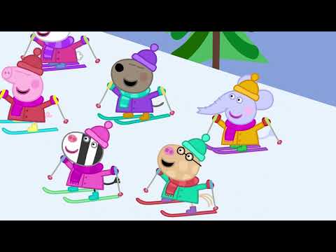 Capa de A montanha nevada 🐷🏔 Peppa Pig em Português Brasil