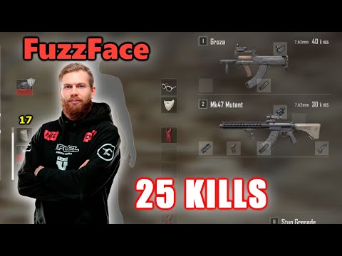 FaZe FuzzFace & Sambty - 25 KILLS - Groza + MK47 Mutant - DUO - PUBG