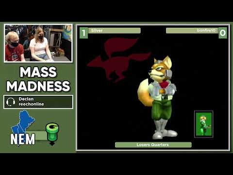 Mass Madness 37 SSBM - Silver (Fox) vs. bonfire10 (Sheik) - Melee LQF