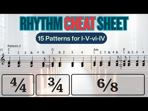 15 More Essential Rhythm Patterns for Church Piano: Syncopation & Compound Time MADE EASY