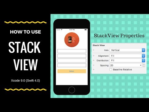 How to use StackView in Xcode 9.0 (Swift 4.0)