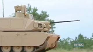 Black Knight Unmanned Ground Combat Vehicle | National Robotics Engineering Center Testing 1080p