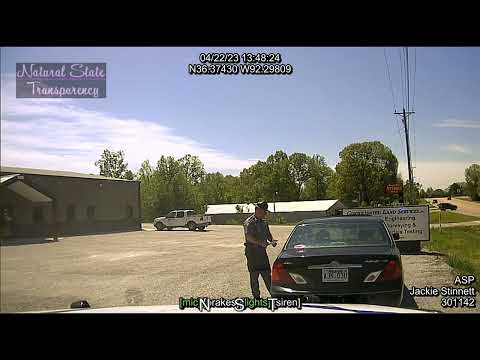Traffic Stop US-62/412 Lake Norfolk Baxter Co. Arkansas State Police Troop I Traffic Series, Ep. 246