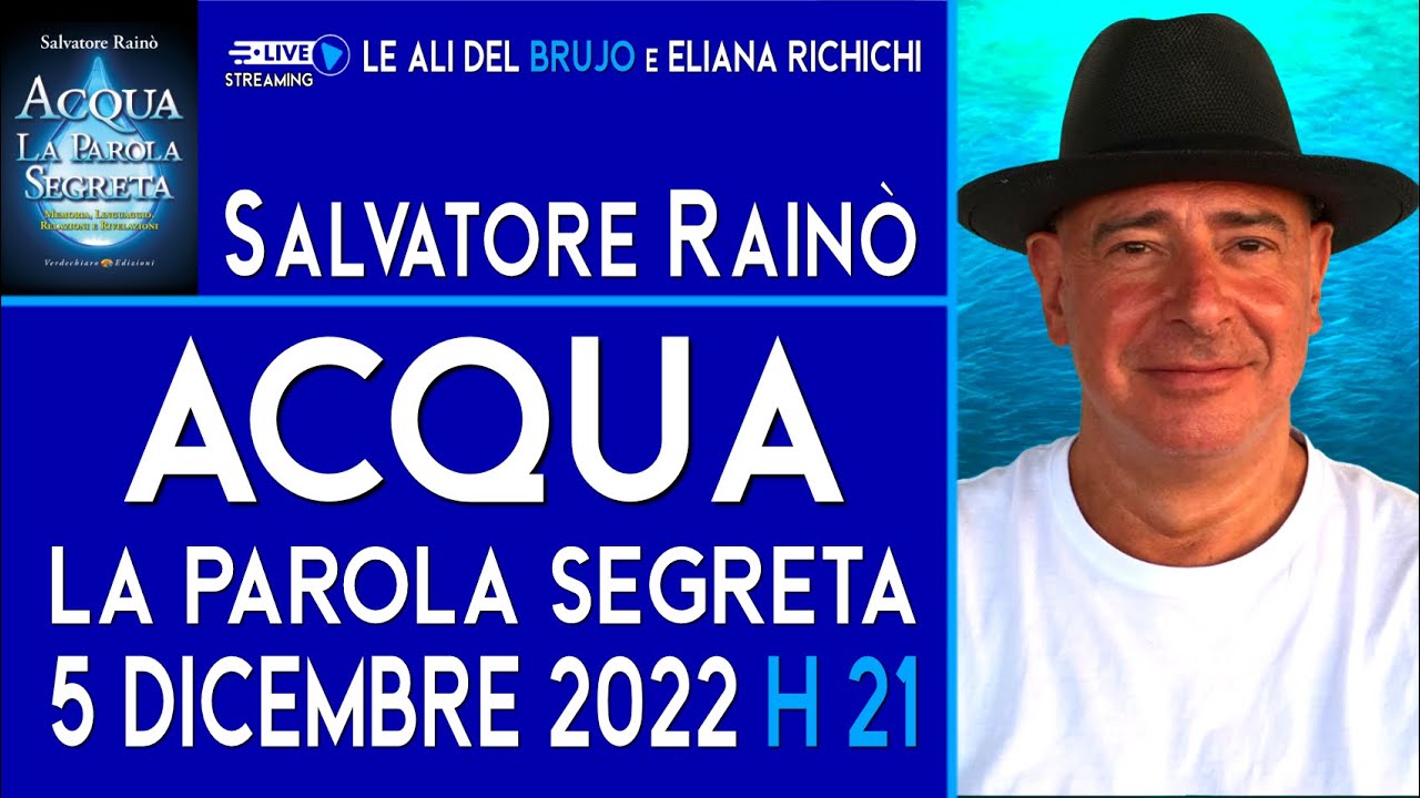 ACQUA LA PAROLA SEGRETA. Con Salvatore Rainò e @elianarichichi