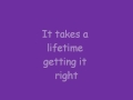 Lifetime Kris Allen Lyrics