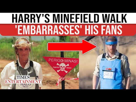 Harry 'REVOLTING'? Duke Of Sussex's Diana-Like Angola Landmine Walk Blasted As A 'Pathetic Stunt'