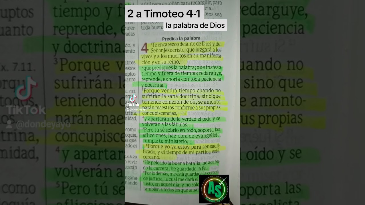 2a Timoteo 4-1# dondeyayo