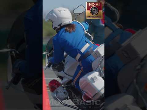 Female Slalom Master Police Motorcycle Rodeo Gymkhana Honda CB1300  Flawless Maneuver 322026