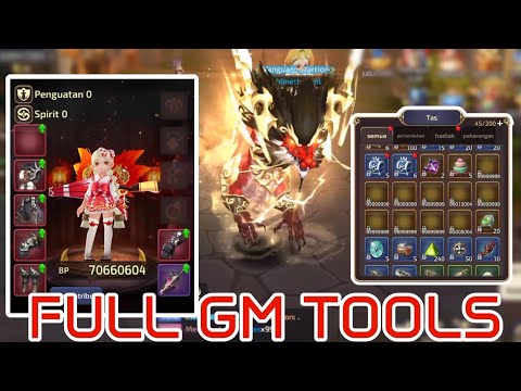 DRAGON NEST M FREE ALL RESOURCE GM TOOLS FREE PLAY - NANDAR DNM PRIVATE SERVER 