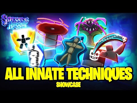 All INNATE TECHNIQUES SHOWCASE In Roblox Sorcerer Ascent