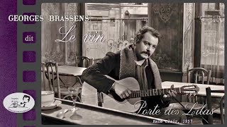 Le vin, dit par Georges Brassens