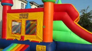 preview picture of video 'POWER BOUNCER INC. COMBO CASTLE 3 IN 1 BOUNCER CLIMB SLIDE SIZE W19' X L31''