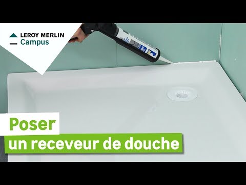 comment poser un receveur de douche